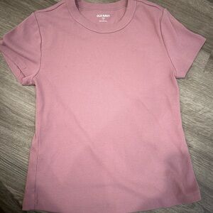 Old Navy Women's Mauve Short Sleeve Tee